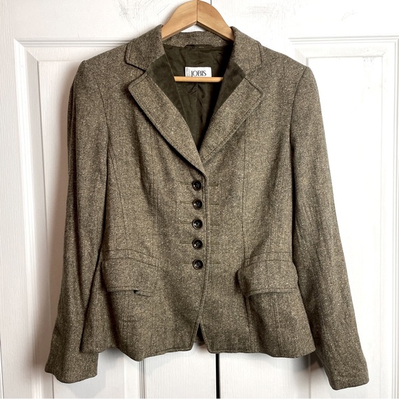 JOBIS Wool/Silk Blend Blazer - Picture 1 of 16